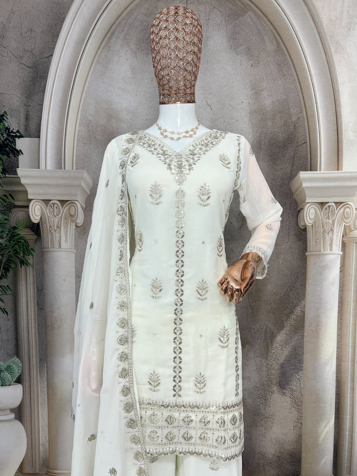 Pure Faux Gorgette Silk Fabric With Micro silk