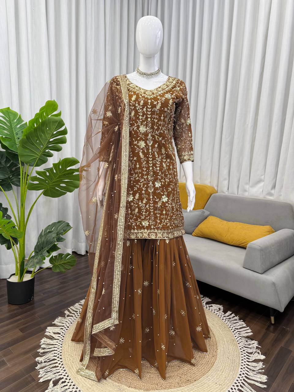 Designer Sharara Set – Elegant Ethnic Wear