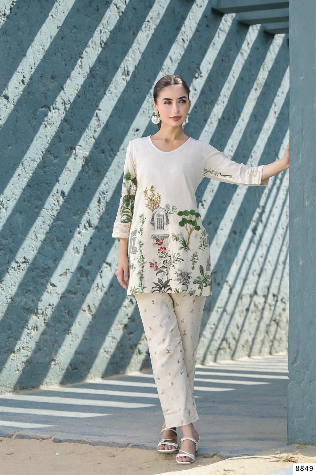 Stylish Co-ord Set – Digital Print Reyon Cotton