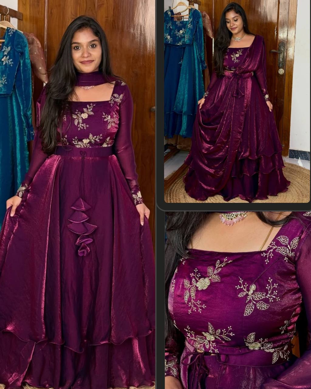 ULL STITCH 3-IN-1 LEHENGA SET [4 PCS]