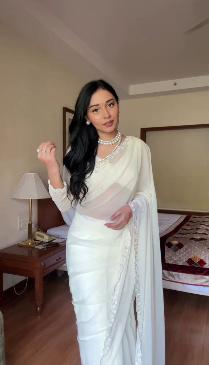 Presenting You Most Beautiful Latest Ready To Wear Saree Collection