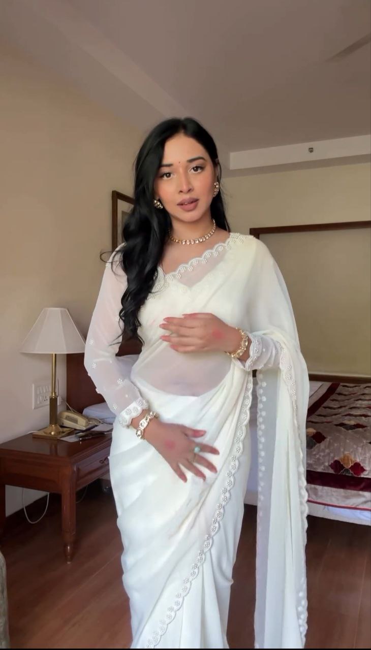 Presenting You Most Beautiful Latest Ready To Wear Saree Collection