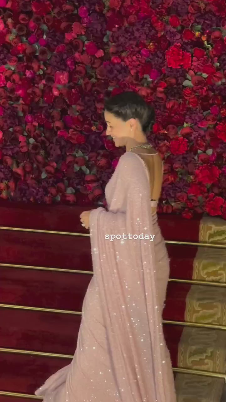 Bollywood Aliya Bhatt Kapoor BLOCKBUSTER Sequins Design