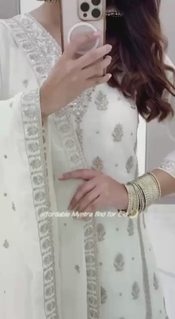 Pure Faux Gorgette Silk Fabric With Micro silk